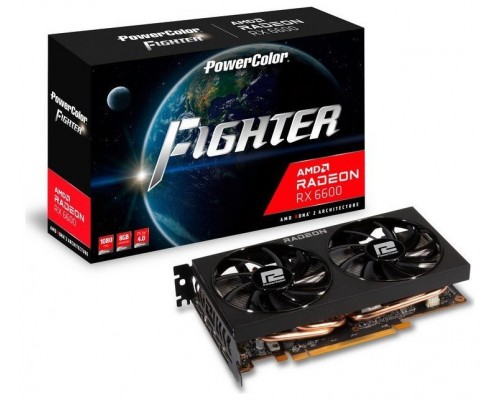 VGA POWERCOLOR RADEON RX6600 FIGHTER 8GB GDDR6 (Espera 4 dias)